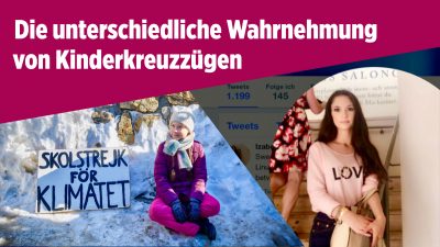 Greta Thunberg und Izabella Nilsson Jarvandi: Die unterschiedliche Wahrnehmung von Kinderkreuzzügen