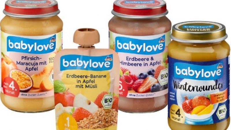 Schimmelpilz in Babynahrung – Drogeriemarkt dm ruft babylove-Produkte zurück