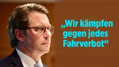 Scheuer: Kein Grund auf Verzicht beim Diesel. Wir kämpfen gegen jedes Fahrverbot