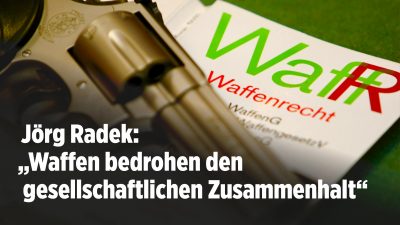 Grüne und Polizeigewerkschaft wollen Waffenrecht verschärfen