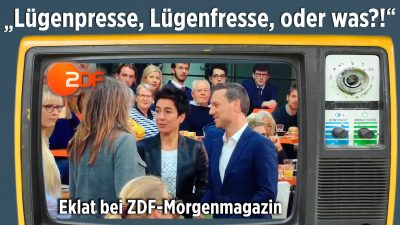 Frau stürmt Bühne bei Liveübertragung des ZDF-Morgenmagazins