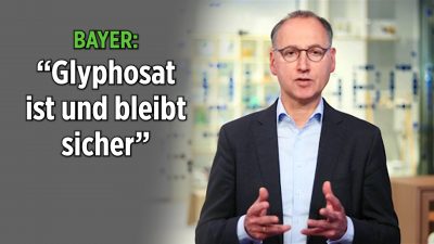 “Glyphosat ist und bleibt sicher”: Bayer nach Verurteilung zu 80 Millionen Dollar Schadenersatz