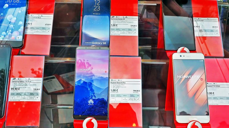 Marktanteil von Huawei-Smartphones in Europa sinkt erstmals