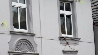 Sechs Häuser in Wuppertal einsturzgefährdet