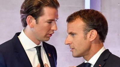 „Utopisch“: Kurz stellt Macrons Europa-Reformvorschläge infrage