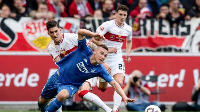 Leihgabe Zuber rettet dem VfB einen Punkt gegen Hoffenheim