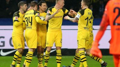 Borussia Dortmund schafft Last-Minute-Sieg: 3:2 in Berlin