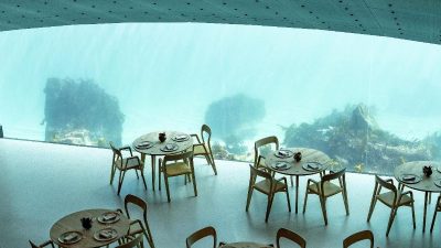 Erstes Unterwasserrestaurant in Norwegen eröffnet – 5 Meter unter Meeresspiegel