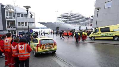 Erleichterung nach Kreuzfahrtdrama in Norwegen: „Was für ein Drama. Aber es ist vorbei“