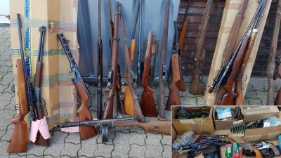 Illegaler Waffenhandel: Polizei-Razzia gegen rechte Szene und Reichsbürger