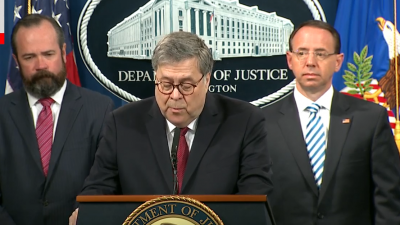 Veröffentlichung des Mueller-Reports: Justizmister Barr hält Pressekonferenz