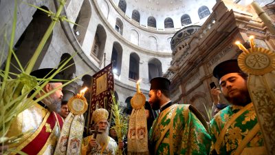 Hunderte Christen feiern Ostersonntag in Jerusalem