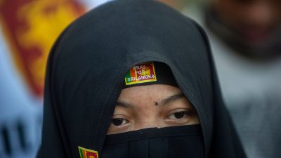 Sri Lanka: Regierung verbietet vorerst Verhüllung des Gesichts