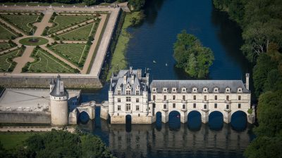 Loire-Schloss Chenonceau durch Trockenheit bedroht