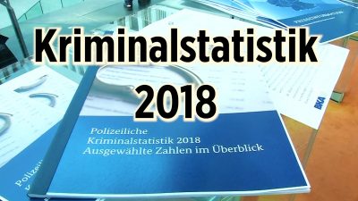 Kriminalstatistik 2018: Rückgang bei erfassten Straftaten – Sicherheitsgefühl schwindet