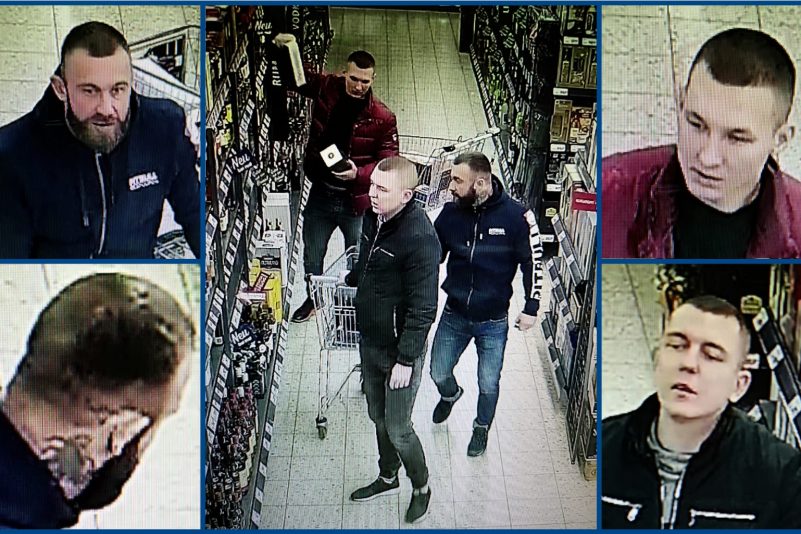 Alkoholdiebe in Erfurt: Polizei fahndet öffentlich nach Gaunerbande