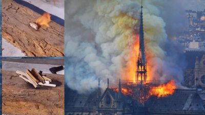 Mysteriöses Notre-Dame-Feuer: Zigarettenkippen als Ursache? (+ Video: Brandtest an historischem Holzbalken)