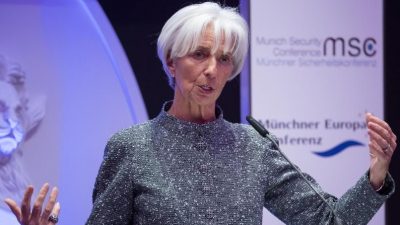 IWF-Chefin Lagarde hält Rede zur Lage der Weltwirtschaft
