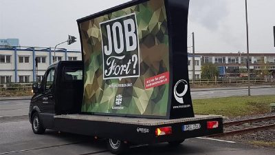 Stellenabbau bei Ford: Bundeswehr wirbt mit Anzeige um Ford-Mitarbeiter und erntet Kritik