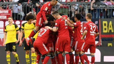 FC Bayern siegt mit meisterlicher Gala: 5:0 gegen Borussia Dortmund