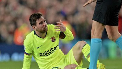 «Schaurige Bilder»: Barça sorgt sich um Messis blutende Nase