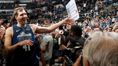 Nach Rücktritt: Nowitzki freut sich auf Playoffs als Fan