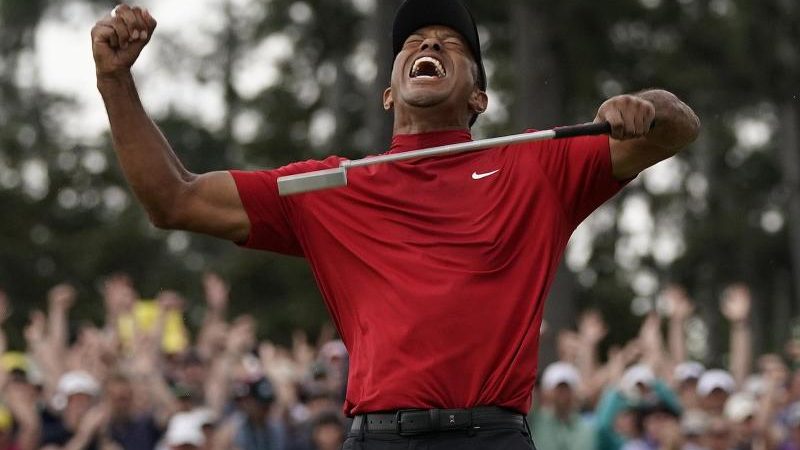 Superstar Tiger Woods feiert Comeback-Triumph in Augusta