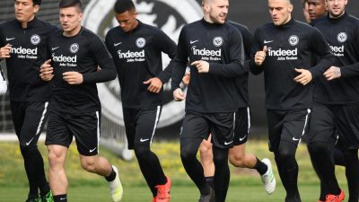 Eintracht Frankfurt optimistisch vor Benfica-Duell