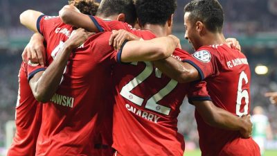 Bayern gewinnen packenden Pokalfight: 3:2 im Halbfinale gegen Bremen