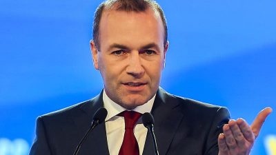 EVP-Spitzenkandidat Weber warnt EU-Parlamentarier vor freiwilliger Machtaufgabe