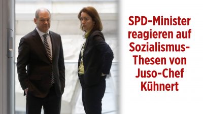 SPD-Minister reagieren auf Sozialismus-Thesen von Juso-Chef Kevin Kühnert