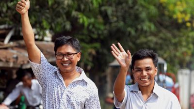 Myanmar: Verurteilte Reuters-Journalisten begnadigt – Verhaftung war eine Falle
