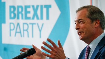 Großbritanniens Brexit-Partei: Mehr Stimmen als Konservative und Labour zusammen