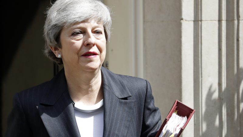 Unter Tränen: Großbritanniens Premierministerin Theresa May tritt am 7. Juni zurück