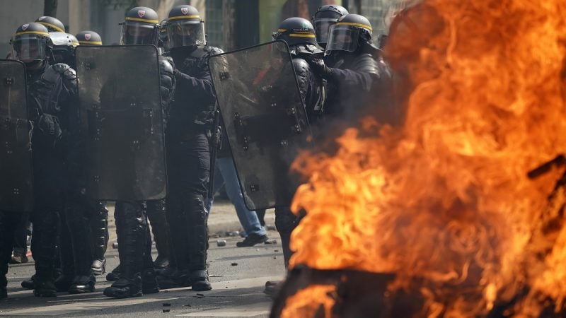 38 Verletzte bei Krawallen am Rande von Pariser Mai-Kundgebung