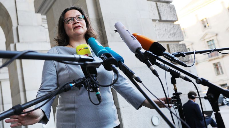 SPD-Chefin Nahles distanziert sich: Juso-Chef Kühnert gibt „falsche“ Antworten auf richtige Fragen