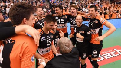 Berlins Volleyballer wieder deutscher Meister