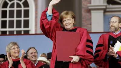 Merkel in Harvard: „Wer weiß, was für mich nach dem Leben als Politikerin folgt“