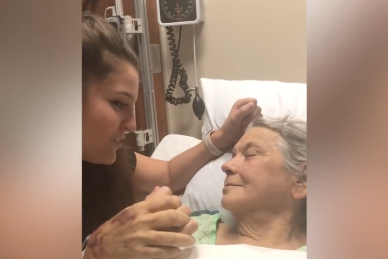 Ein singender Engel im Krankenhaus
