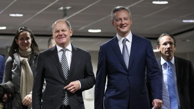 Eurozonenbudget: Scholz und Le Maire sprechen von „großem Sprung“ – Woher das Geld kommt, ist allerdings umstritten