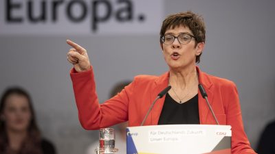 Kramp-Karrenbauer: AfD für „Hass und Hetze“ im Mordfall Lübcke mit verantwortlich