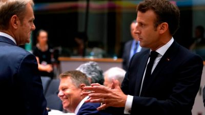 Macron will „zwei Männer und zwei Frauen“ auf EU-Spitzenjobs