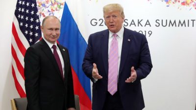 Putin und Trump wollen in Corona-Pandemie enger zusammenarbeiten