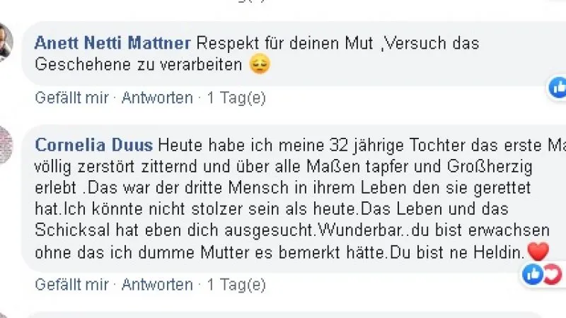 Facebook-Post von Cornelia Duus. Foto: facebook screensthot