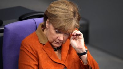 Bundes­kanzlerin Merkel in der Regierungs­be­fra­gung