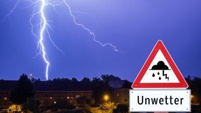 Hagel, Überflutungen und Blitzschäden: Schwere Unwetterwarnung für Nordwesten Deutschlands