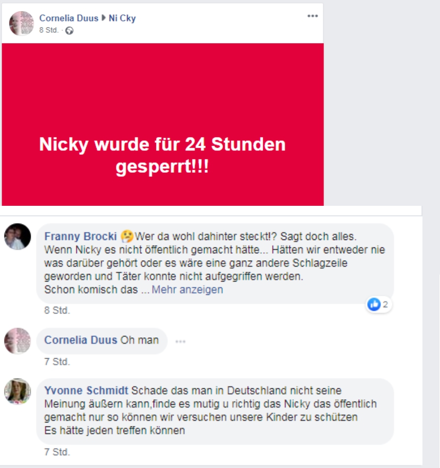 Facebook-Sperre für Heldin von Dessau-Rosslau – 9-Jährige vor Kinderschänder gerettet und Täter gefasst
