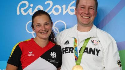 Schützenpaar Reitz holt erste Medaille für deutsches Team