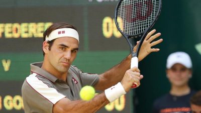 Tennisstar Roger Federer feiert 10. Titel in Halle