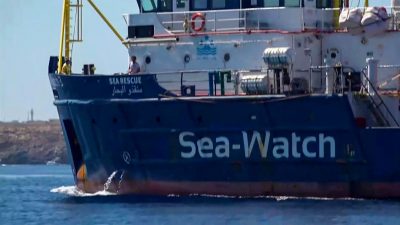 Die Sea-Watch 3 ist nach ihrer Beschlagnahmung wieder auf Migranten-Suche